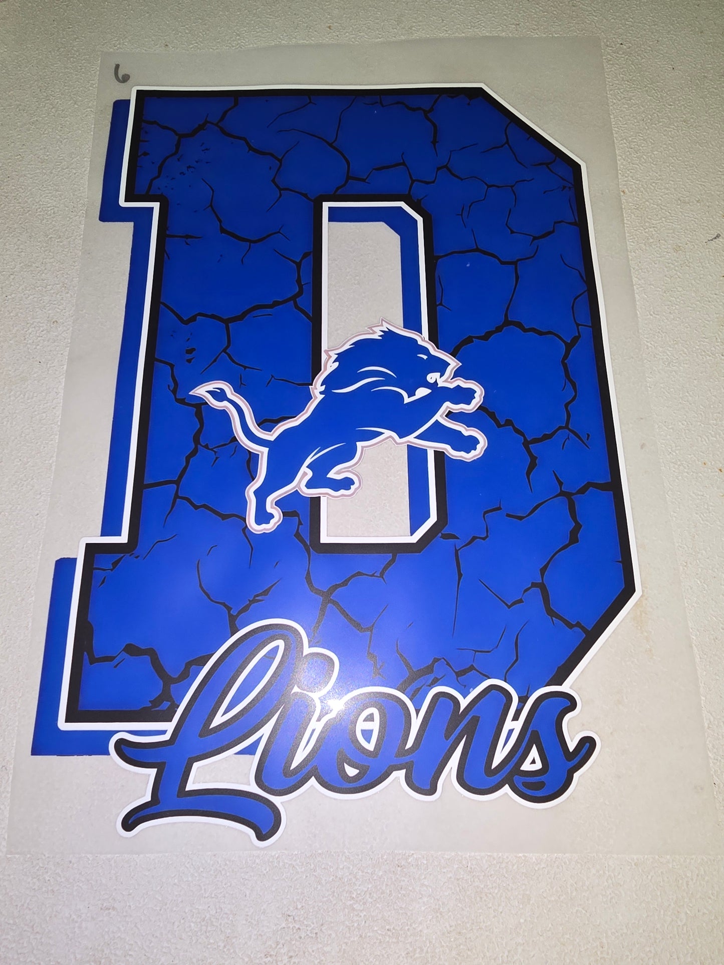 Heat Transfers - Detroit Lions