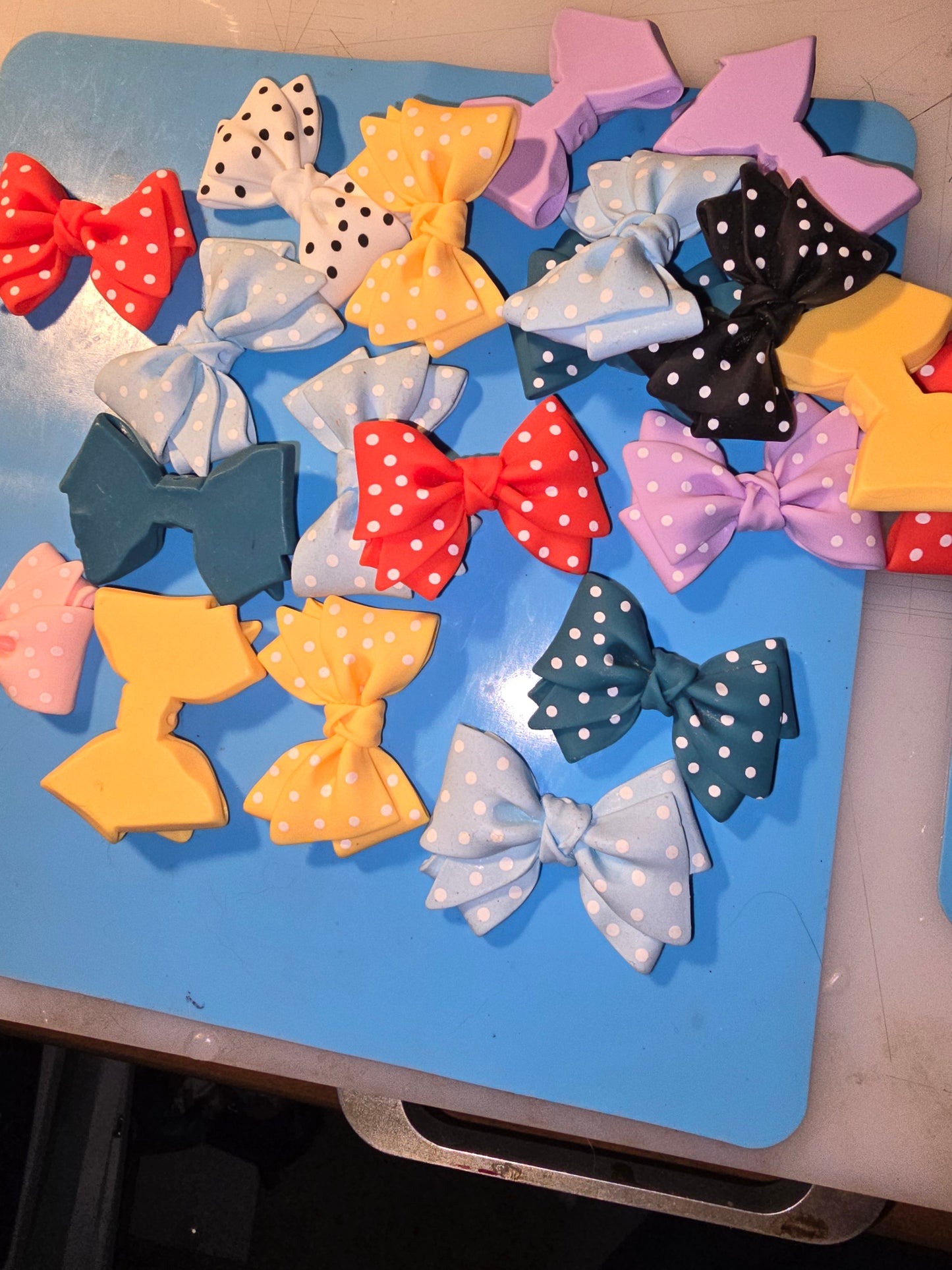 Silicone Focals and Straw Toppers - Bows