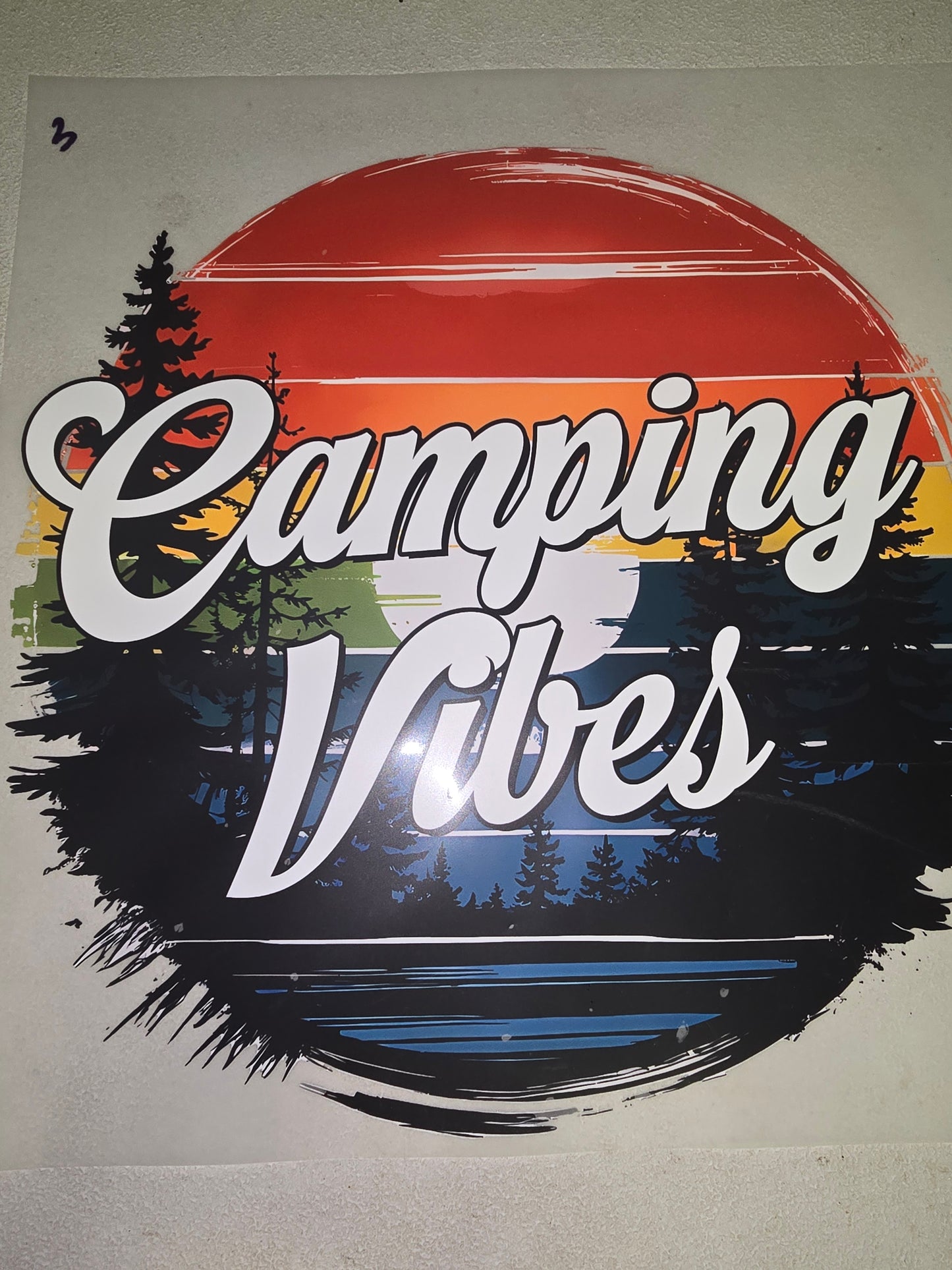 Heat Transfer - Camping, Cruising, Hippie, Farmers Market, Farm, Summer, Relax
