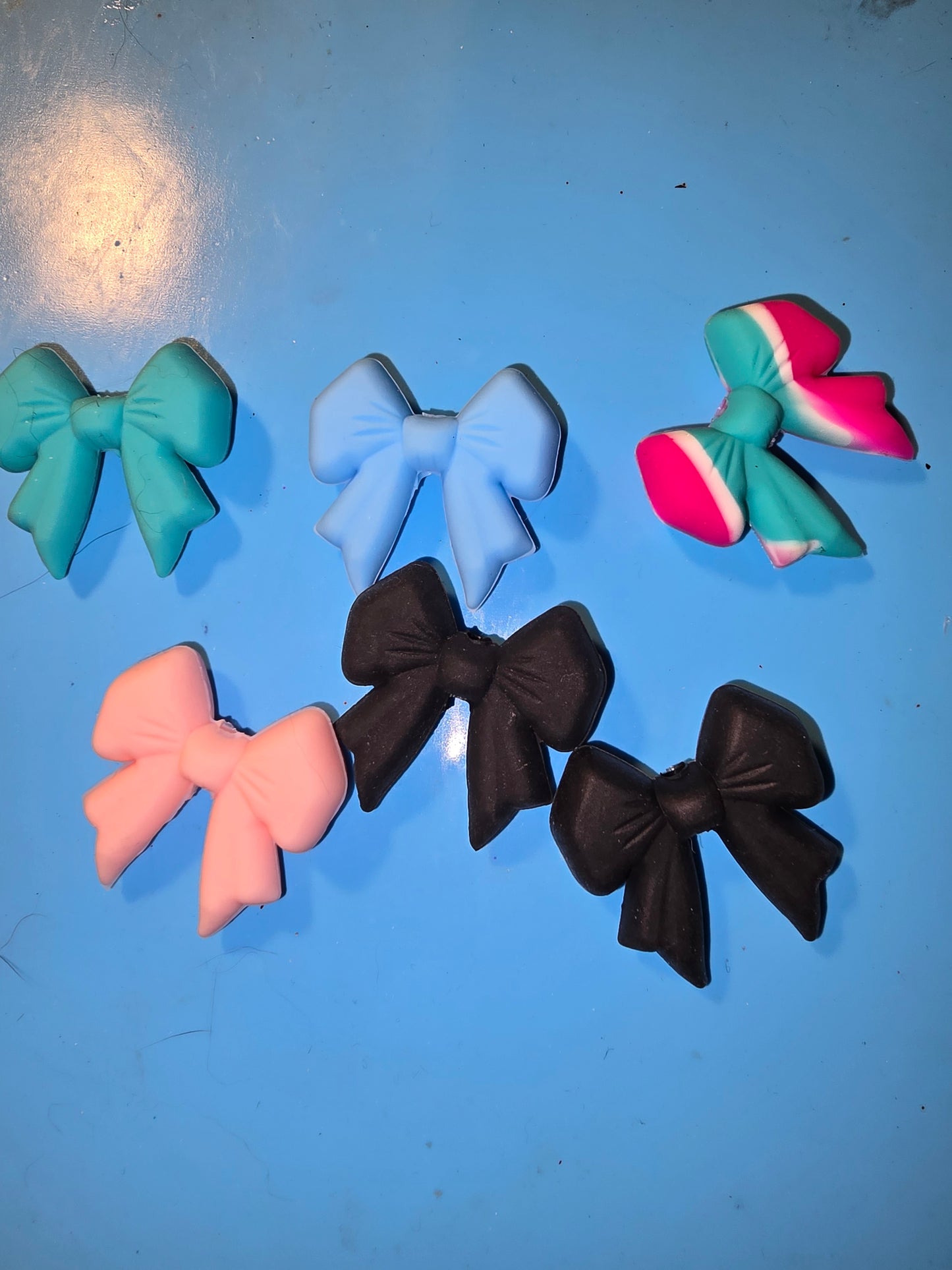 Silicone Focals and Straw Toppers - Bows