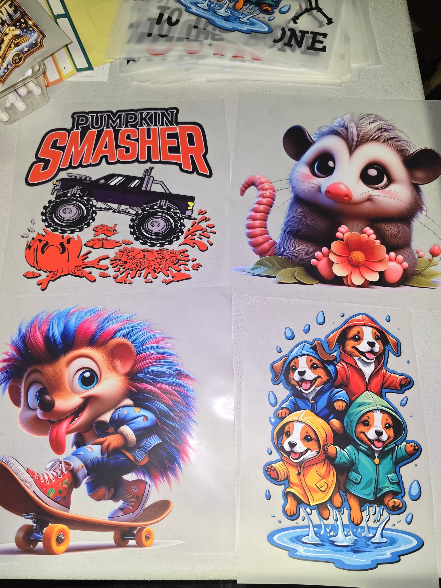 Heat Transfers Kid Size, Pocket Size