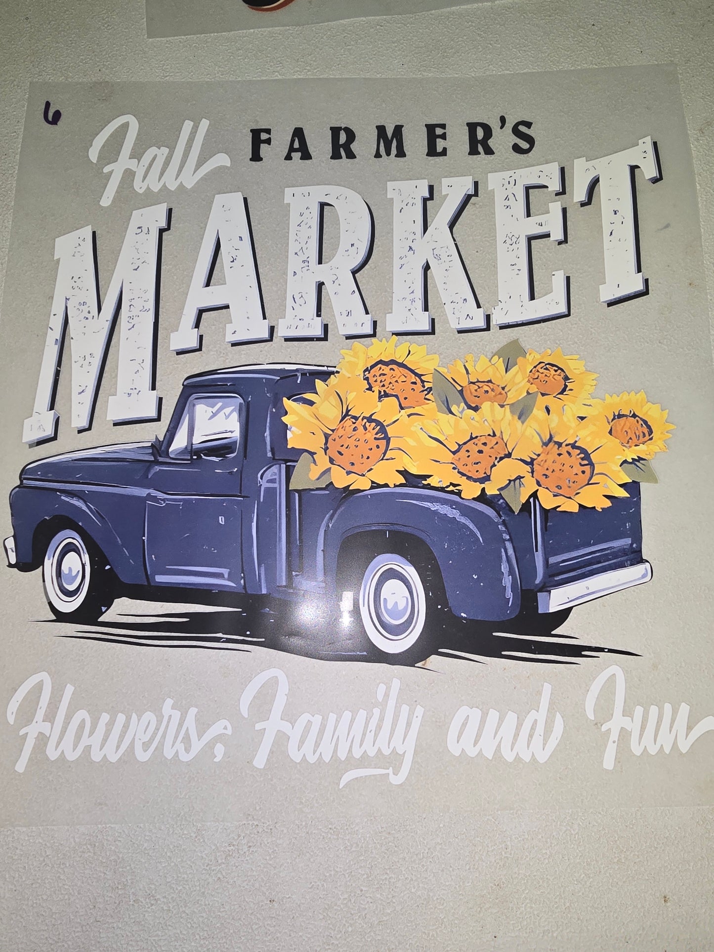 Heat Transfer - Camping, Cruising, Hippie, Farmers Market, Farm, Summer, Relax