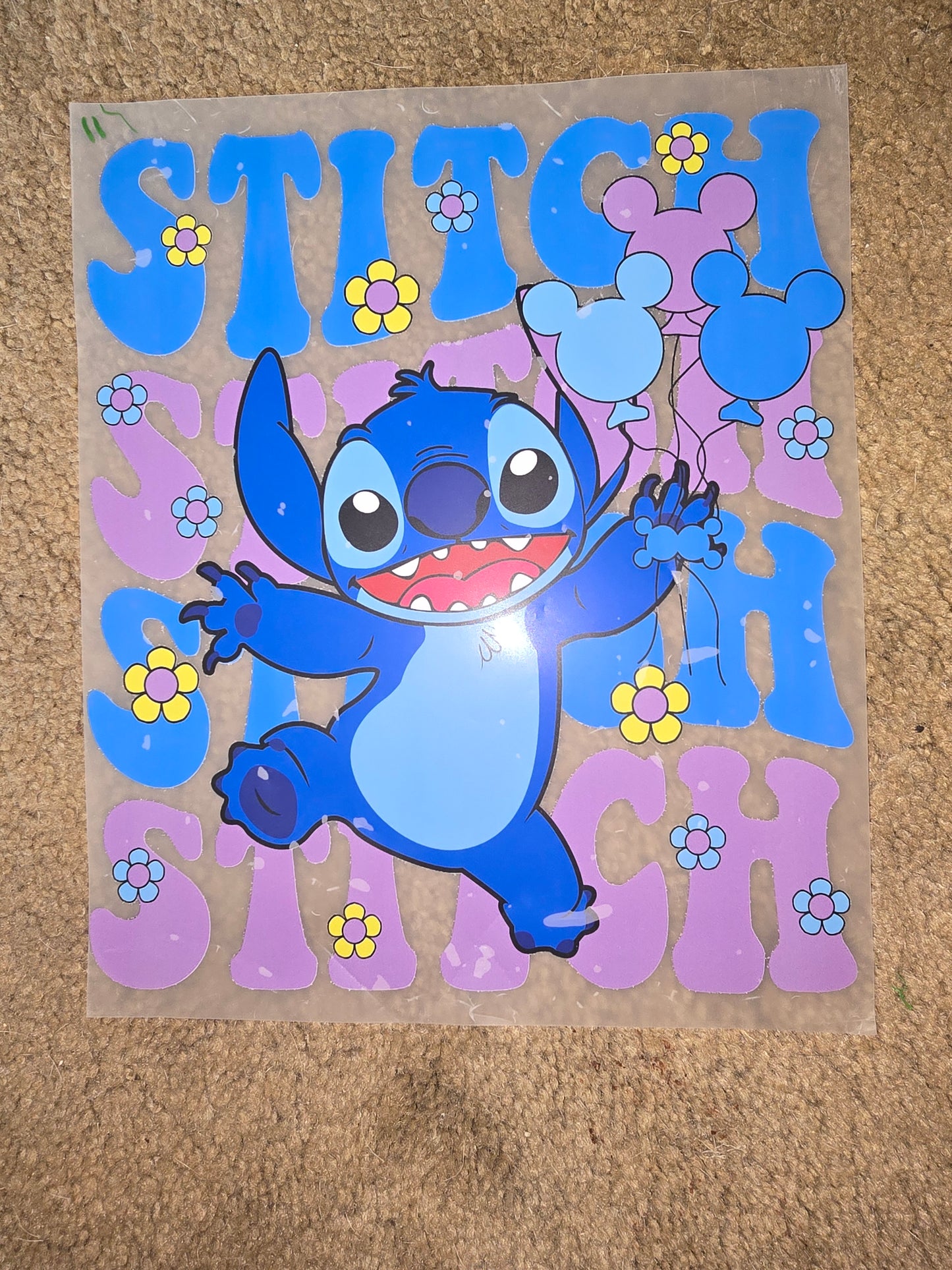 Heat Transfer - Stitch/HK and Friends