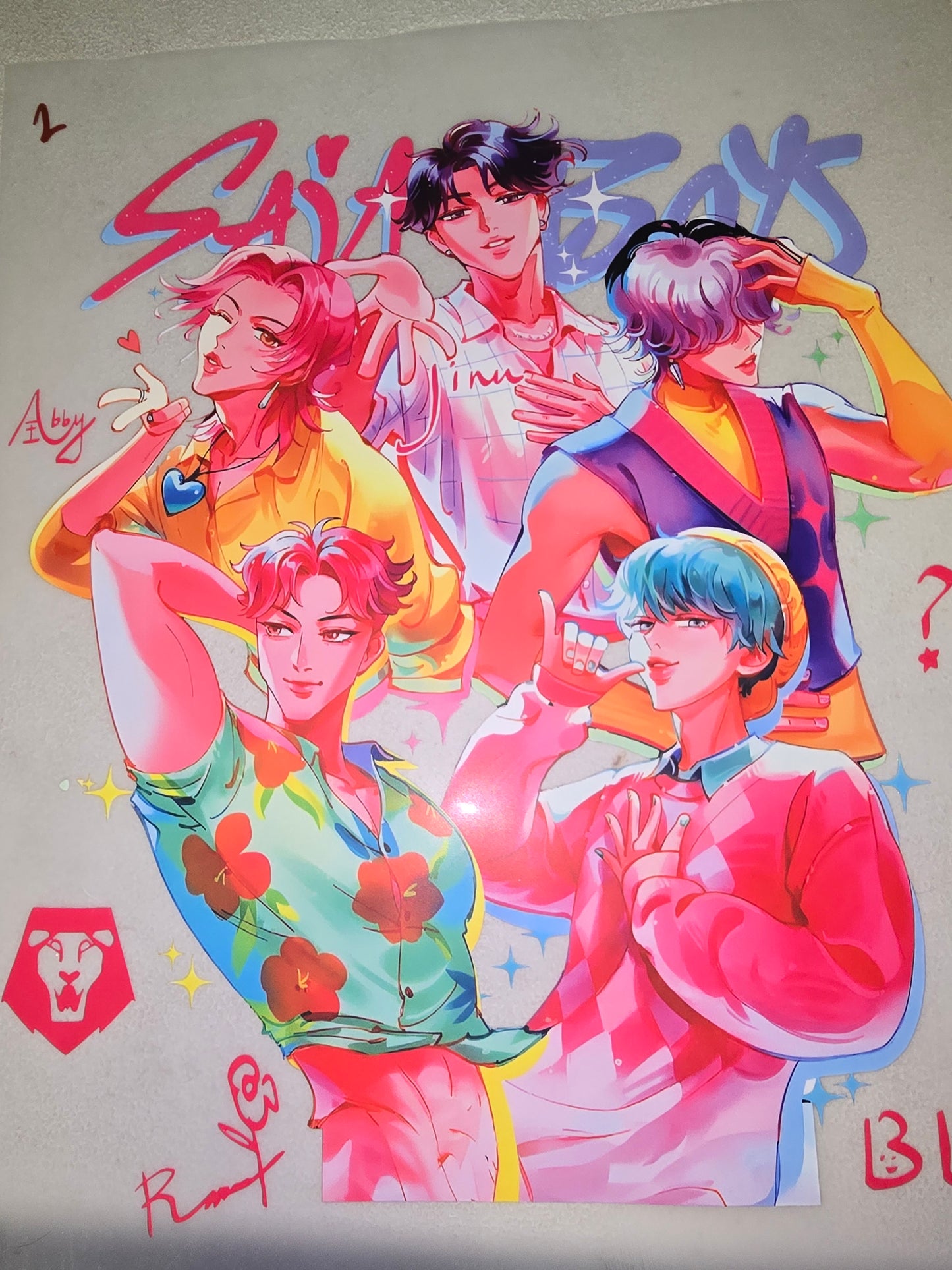 Heat Transfer - Saja Boys, Kpop, Sailor Moon, Dragonball Z, Demon Hunters, Huntrix, Afro Samari